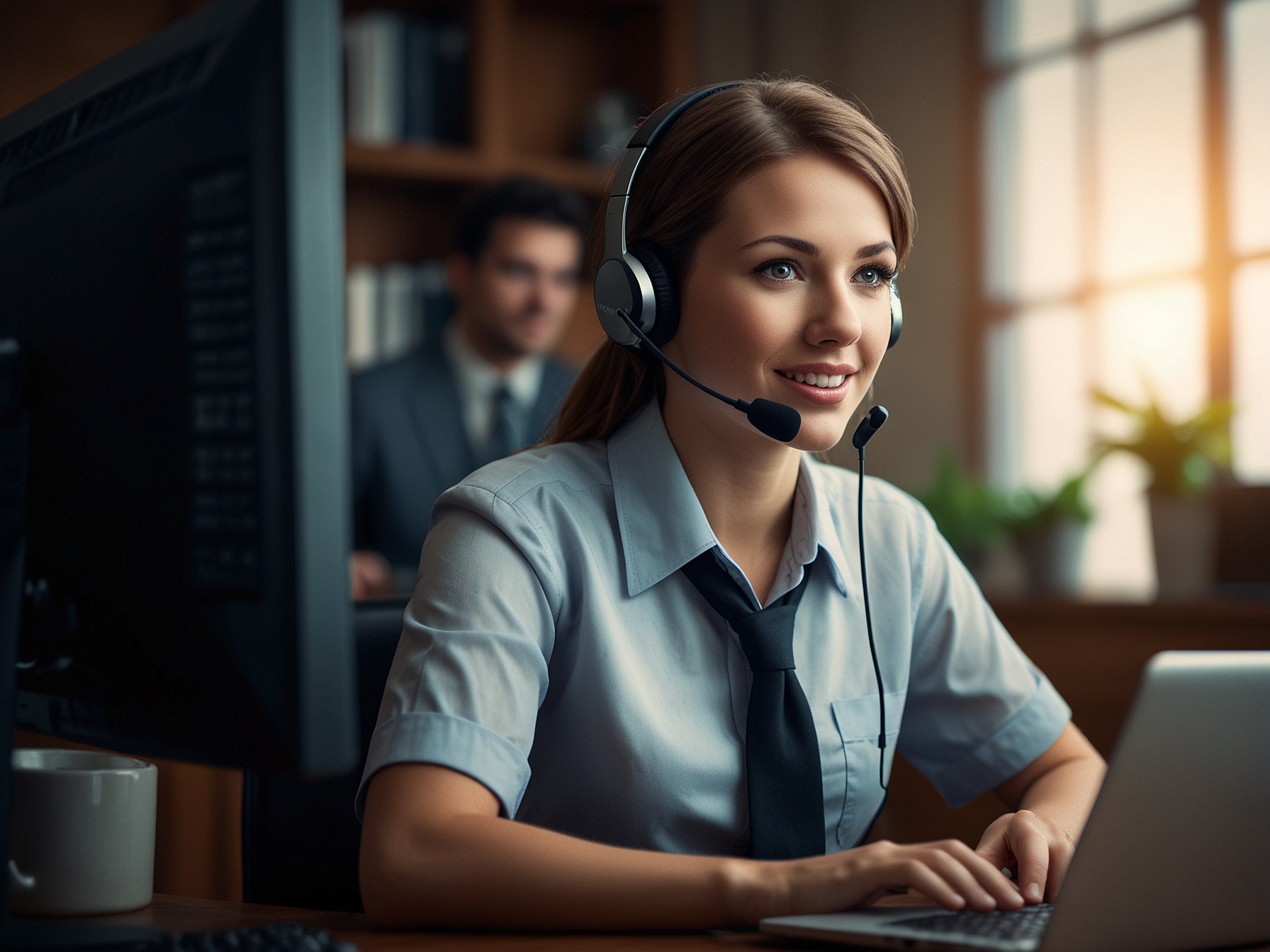 Customer support agent assisting a player